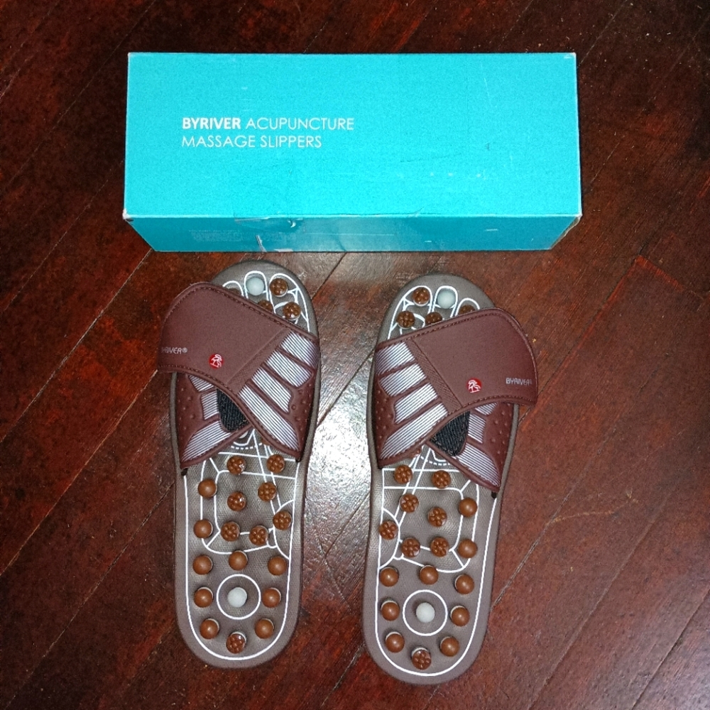 ACUPRESSURE SANDALS - XL NWT - Reflexology Acupuncture Spa Slippers